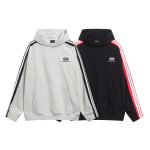 Balenciaga Hoodie Ash Silk Embroidery