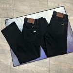 Fendi Jeans Yellow High-End Quality Autumn