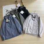 Archaeopteryx Outerwear Red Gore-Tex Windstopper Polyester Nylon Plain Weave Running Simple Design Urban Commuting Patch