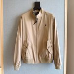 Ralph Lauren Outerwear Red Cotton Pure Relaxed Fit Embroidery