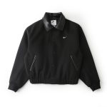 Nike Coat Black Wool Twill Clean Cut