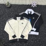 Adidas Coat Red Jacquard Autumn Winter Early