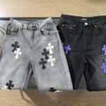 Chrome Hearts Trousers Red Patch