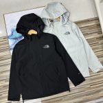 The North Face Outerwear Red Windstopper Daily Commute Spring Summer Autumn And Embroidery Color Blocking Multiple Splicing Windproof Cuffs