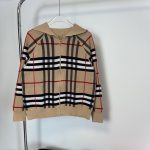 Burberry Coat Ash Wool Cashmere Jacquard