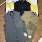 Archaeopteryx Vest Ash Cotton Down Nylon Fabric