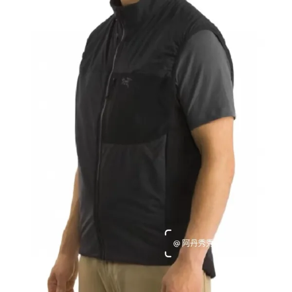 Archaeopteryx Vest Ash Cotton Down Nylon Fabric