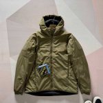 Archaeopteryx Outerwear Red Windstopper Cotton Down Understated Winter