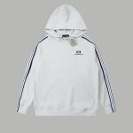 Balenciaga Hoodie Red Cotton Pure Autumn Winter Patch