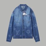 Louis Vuitton Pants Red Jacquard Denim Spring Summer Embroidery