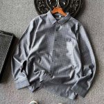 Loewe Long-Sleeved Shirt Red Cotton Soft Wool Nylon Fleece Fabric