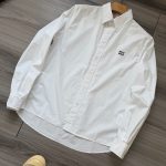 Miu Long-Sleeved Shirt Red Cotton Pure Embroidery