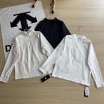 Descente Long-Sleeved Shirts Black Fleece Quick-Drying Running Stable And Dignified Autumn