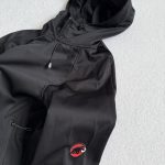 Mammut Outerwear Red Softshell Fabric Fleece
