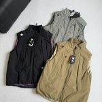 Descente Vest Green Cotton Autumn Winter