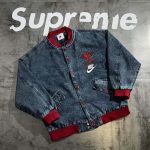 Nike Jacket Red Denim Autumn