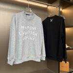 Louis Vuitton Hoodie Red Cotton Silk Embroidery