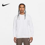 Nike Long-Sleeved T-Shirt Red Cotton