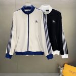 Adidas Outerwear Red Jacquard Autumn Winter Early Patch