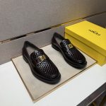 Fendi Leather Shoes Color Genuine Cowhide