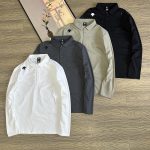 Descente Long-Sleeved Green Simple And Versatile Exquisite Workmanship Spring Summer Autumn Patch