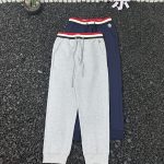 Moncler Sweatpants Red Cotton Pure Autumn Winter