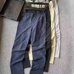 Fendi Trousers Red Cotton Nylon Spandex Fabric Quick-Drying Running Premium Luxury