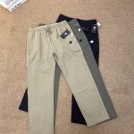 Descente Long Pants Red Suitable For Various Body Types Quick-Drying Running Urban Commuting Rock Climbing Spring Autumn Winter Zippered Pocket