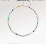 Louis Vuitton Necklace Red Lace Summer