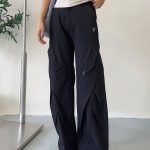 Fila Trousers Red Relaxed Fit Autumn Side Pockets