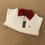 Ralph Lauren Jeans Red Cotton Wool Blend Sweet And Cool Style Embroidery