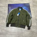 Adidas Outerwear Red Cotton Silk Polyester Nylon Spring Autumn Zippered Pocket