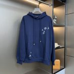 Louis Vuitton Hoodie Red Cotton Silk