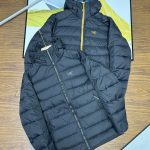 Archaeopteryx Outerwear Red Goose Down Nylon Fabric Winter Embroidery Zippered Pocket