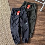North Trousers Red Nylon Softshell Fabric Fleece Quick-Drying Relaxed Fit Unrestricted Movement Daily Commute Autumn Winter And