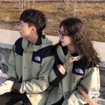The North Face Jacket Orange Fleece Spring Autumn