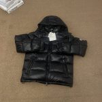 Monk Outerwear Black Goose Down Duck Nylon