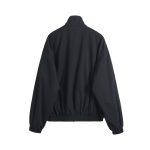 Balenciaga Outerwear Ash Polyester Mesh Twill Fabric Embroidery Side Pockets