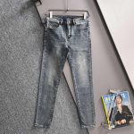 Fendi Pants Cotton Plain Weave Denim