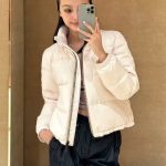 Burberry Coat Pink Duck Down