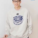 Adidas Sweatshirt Red Down Enhanced Comfort Autumn