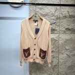 Louis Vuitton Outerwear Ash Wool Blend Unrestricted Movement Autumn Winter Contrasting Stitching Patch