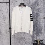 Thom Browne Outerwear Brown Wool Modal