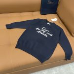 Dior Sweater Red Wool Jacquard