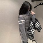 Moncler Coat White Duck Down Patch
