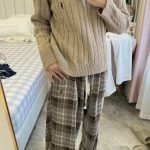 Ralph Lauren Trousers Red Retro Plaid