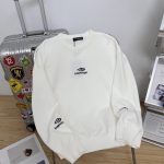 Balenciaga Sweater Red Eva Wool Winter Embroidery
