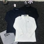 Ralph Lauren Long-Sleeved Shirts Red Fleece Winter 3D Logo