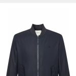 Hazzys Cotton-Padded Jacket Red Male Down Daily Commute Autumn Winter Zippered Pocket