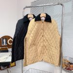 Burberry Outerwear Ash Cotton Down Polyester Patch